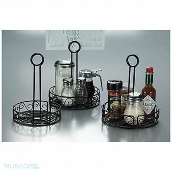 AMERICAN METALCRAFT Condiment Rack Black 7 3/4 x 9 In., 20X576