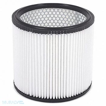 DAYTON Cartridge Filter For Canister Vacuum, 20X610