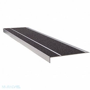 WOOSTER Stair Tread Black 60in W Extruded Alum, 20X790