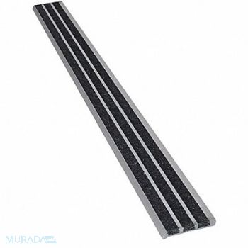 WOOSTER Stair Nosing Black 36in W Extruded Alum, 20X817