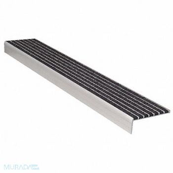 WOOSTER Stair Nosing Black 60in W Extruded Alum, 20X825