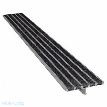 WOOSTER Stair Strip Blk 60in W Extruded Aluminum, 20X840