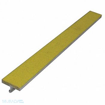 WOOSTER Stair Strip Yellow 48in W Extruded Alum, 20X845