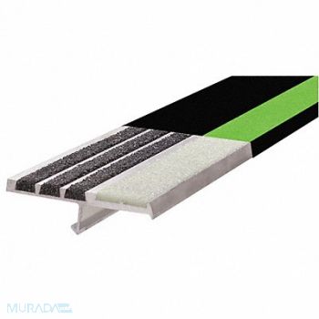 WOOSTER Stair Nosing Black 60in W Extruded Alum, 20X854