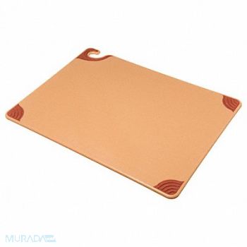 SAN JAMAR Cutting Board w/Grips 18 x 24 In Brown, 20X884
