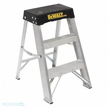 DEWALT Step Stool 26-5/8 In H 300 lb Aluminum, 20X983