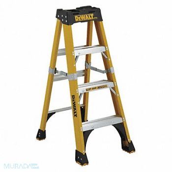 DEWALT Stepladder Fiberglass 4 ft H 375 lb Cap, 20X992