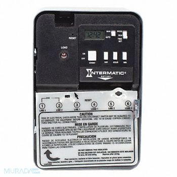 INTERMATIC Electronic Timer 24 hr/7 Days SPST, 20XE67