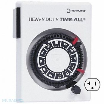 INTERMATIC Timer Mechanical 120V 20A Plug In, 20XE85