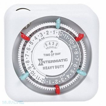 INTERMATIC Timer Mechanical 120V 15A Plug In, 20XE87