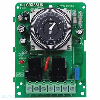 INTERMATIC Defrost Timer 120/240V 40A 1 NO 1 NC, 20XF96