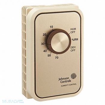 JOHNSON CONTROLS Humidistat Intermediate Rm H-Stat, 20XJ25