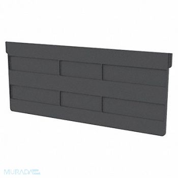 AKRO-MILS Divider 14 3/4 in Black 6 PK6, 20XK08