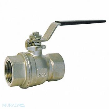 GRAINGER APPROVED SS Ball Valve FNPT Inline 2 in, 20XL98