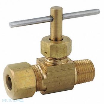GRAINGER APPROVED Needle Valve Low Lead Brass 150 psi, 20XR19