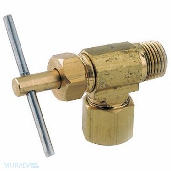 GRAINGER APPROVED Needle Valve Low Lead Brass 150 psi, 20XR23