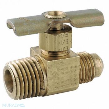 GRAINGER APPROVED Needle Valve Low Lead Brass 150 psi, 20XR25
