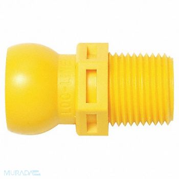 LOC-LINE Acid Resist Male NPT Connector 3/8 PK50, 20Y211
