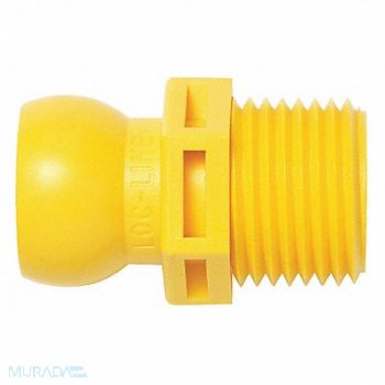 LOC-LINE Acid Resist Male NPT Connector 1/2 PK50, 20Y212