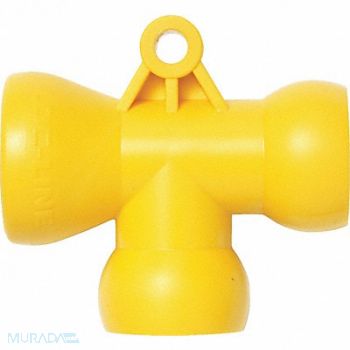 LOC-LINE Acid Resist T Fitting 1/2In PK20, 20Y219