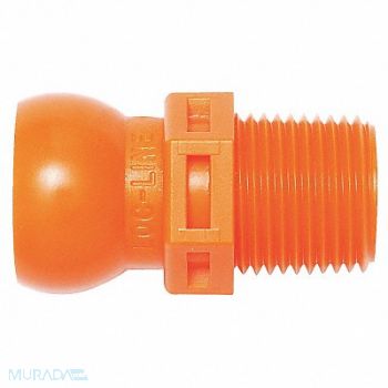 LOC-LINE Male NPT Connector 3/8In PK50, 20Y221