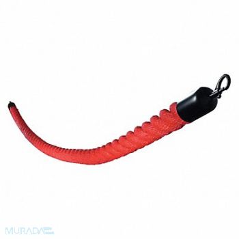 VISIONTRON Barrier Rope 1-1/2 In x 6 ft Red, 20YU83