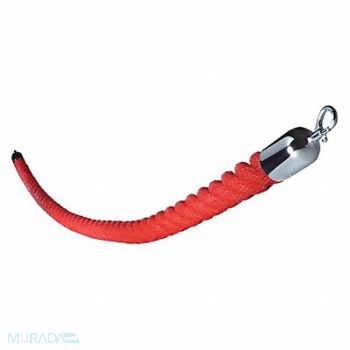 VISIONTRON Barrier Rope 1-1/2 In x 6 ft Red, 20YU94