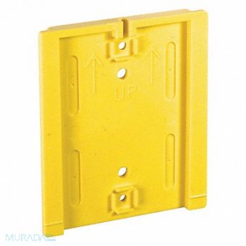 RETRACTA-BELT Yellow Wall Mount Plate for WM412, 20YV32