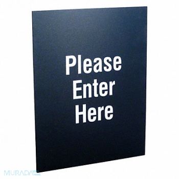 VISIONTRON 8.5x11 Sign- PLEASE ENTER HERE (DblSide), 20YV34