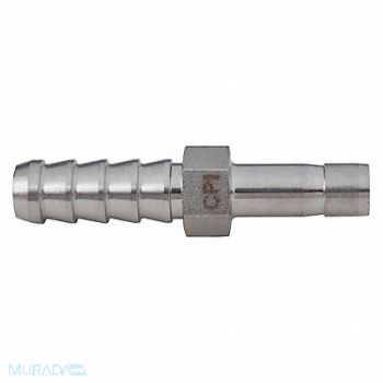 PARKER Barbed Hose Fitting SS BarbxCPI 1/4In, 20YY93