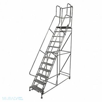 COTTERMAN Rolling Ladder Hndrl Pltfm 120 In H, 20Z460