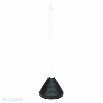 RUBBERFORM Sign Base with Post Rubber/Plastic, 20ZT29