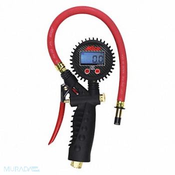 MILTON Inflator Gauge Digital Straight Chuck, 210R25