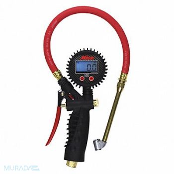 MILTON Inflator Gauge Digital Dual Foot Chuck, 210R29