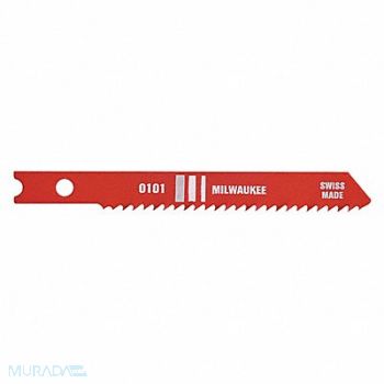 MILWAUKEE Jig Saw Blade Bi-metal 2-3/4 L PK5, 706W89