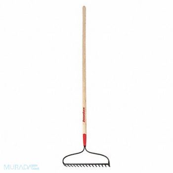 RAZOR-BACK Bow Rake 15 Tine 66 Hardwood Handle, 217G24