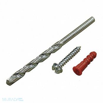 JONES STEPHENS Anchor Bolt Kit 10x1-1/4 Scw 1/4 Bit, 217L26