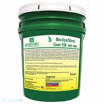 RENEWABLE LUBRICANTS Biodegradable EP Gear Oil 5 Gal, 21A527