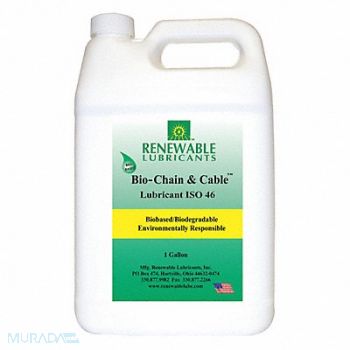 RENEWABLE LUBRICANTS ChainWireRope Lube 1 gal Jug, 21A533