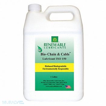 RENEWABLE LUBRICANTS ChainWireRope Lube 1 gal Jug, 21A535
