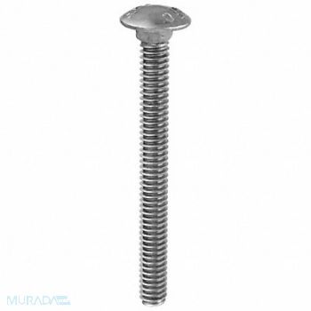 GRAINGER APPROVED CrrgBlt Stl BlkOx 2 1/2in Sqr PK100, 21A885