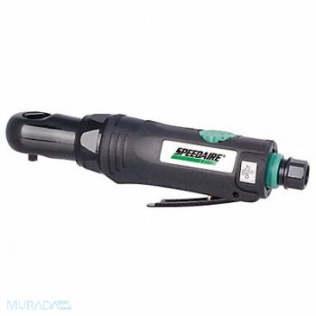 SPEEDAIRE Ratchet Air Powered 1/4 Square 200 rpm, 21AA62