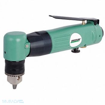 SPEEDAIRE Drill Air-Powered Right Angle 3/8 in, 21AA79