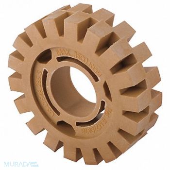 SPEEDAIRE Eraser Wheel 4 In Rubber 4000 rpm, 21AC18