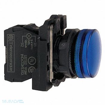 SCHNEIDER ELECTRIC Pilot Light LED 120V Blue, 21AG55