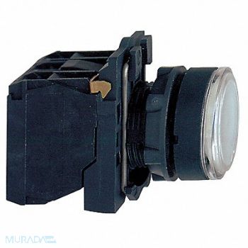 SCHNEIDER ELECTRIC Pilot Light LED 120V White, 21AG59