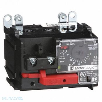 SQUARE D Overload Relay 9 to 27A Class 10/20 3P, 21AM85