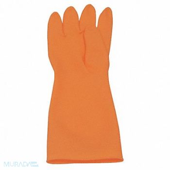 HONEYWELL NORTH Chem Resistant Gloves Orange Sz 10 PR, 21AN35