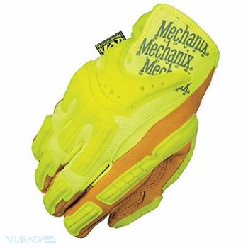 MECHANIX WEAR Mechanics Gloves Hi-Vis Yellow 12 PR, 378T55