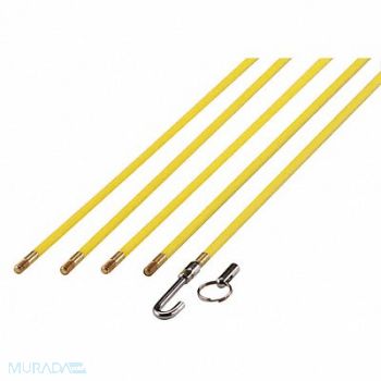 WESTWARD Wire Fish Stick Set 24 ft 7 Pc, 21CJ18